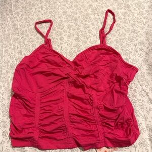 Hot pink tank top